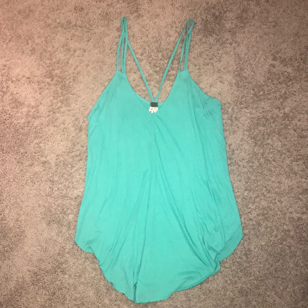 Turquoise tank top